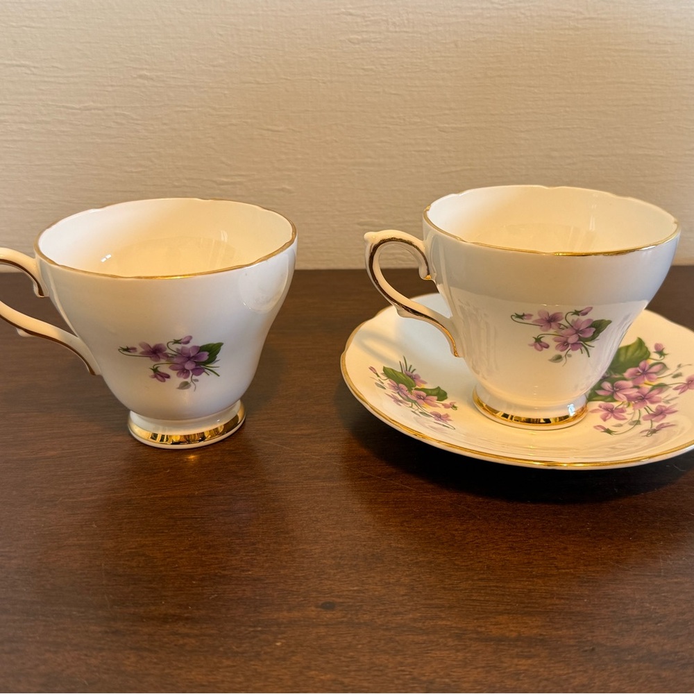 Royal Sutherland Bone China Cup & Saucer Staffordshire England